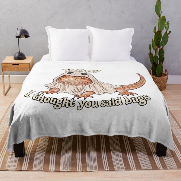 Item preview, Bearded Dragon Boo I Thought You Said Bugs designed and sold by threadandfangs.