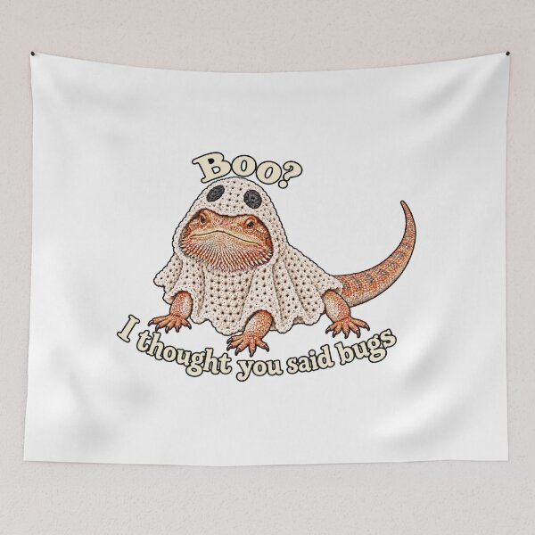 Item preview, Bearded Dragon Boo I Thought You Said Bugs designed and sold by threadandfangs.