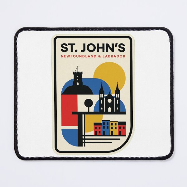 Item preview, Retro St. John'S Bauhaus Geometric Skyline designed and sold by k3rstman1.
