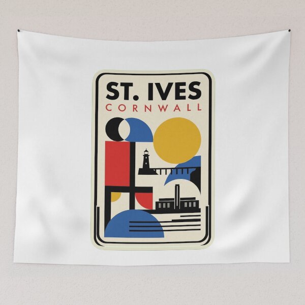 Item preview, Retro St. Ives Bauhaus Geometric Skyline designed and sold by k3rstman1.