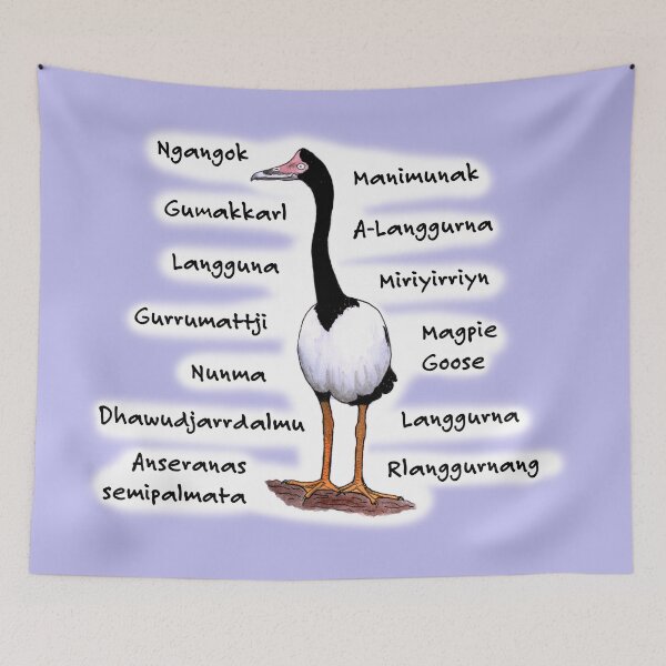 Item preview, Magpie goose designed and sold by Paula Peeters.