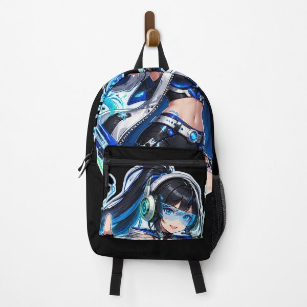 Item preview, Cyber Anime Gamer Girl Futuristic Gaming designed and sold by Animepopstudio.