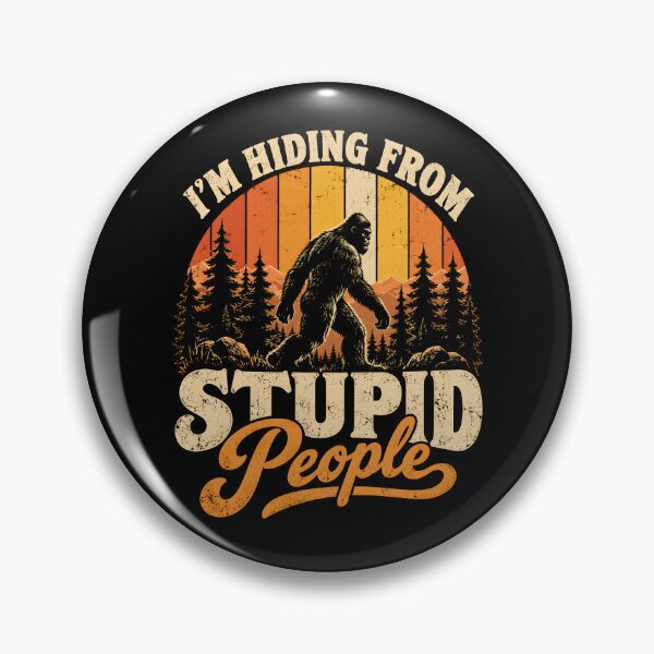 Item preview, I'm Hiding from Stupid People  designed and sold by a-turner-paint.