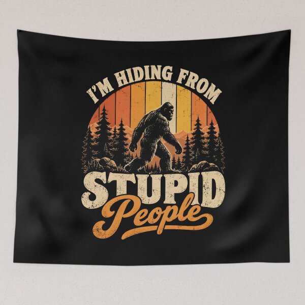 Item preview, I'm Hiding from Stupid People  designed and sold by a-turner-paint.