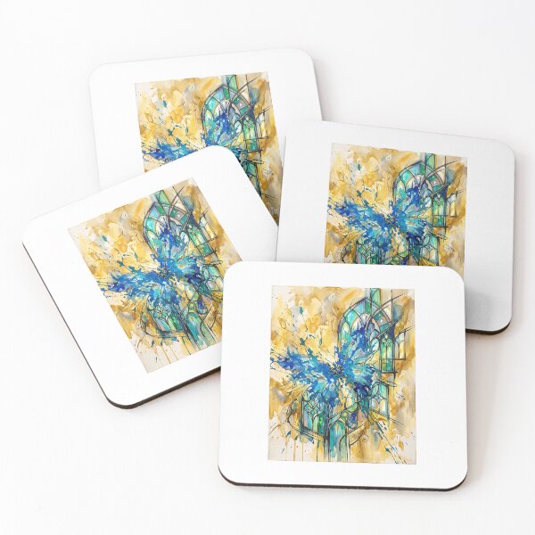 Item preview, Blue Morpho Stained-Glass Architect designed and sold by PictoVibe.