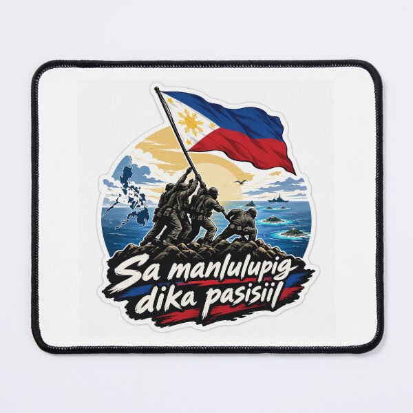 Item preview, Filipino Patriotism Sticker - Sa Manlulupig Di Ka Pasisiil designed and sold by nhk999.