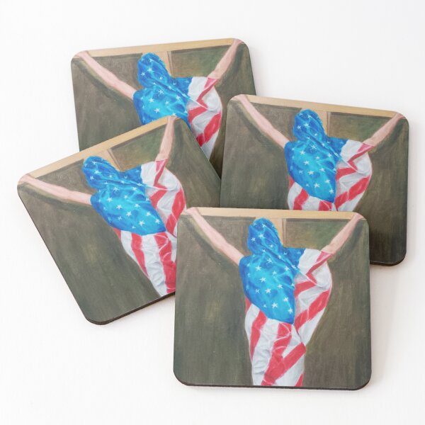 Item preview, Allegory of America on the Cross designed and sold by RoderickArtDC.