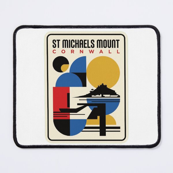 Item preview, Retro St Michaels Mount Bauhaus Geometric Skyline designed and sold by k3rstman1.