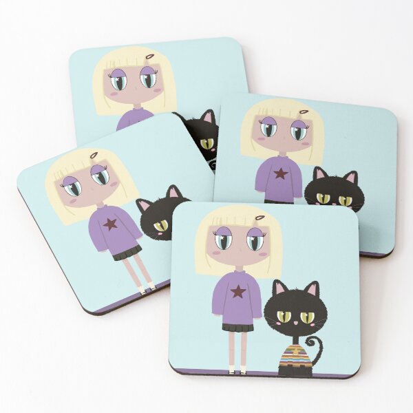 Item preview, A Girl and Her Cat–Blonde designed and sold by paigealayna.