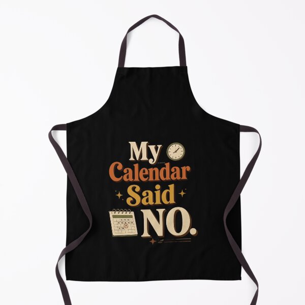 Item preview, My Calendar Said No. | Funny Office Humor Retro Typography designed and sold by Irene Catchmind.