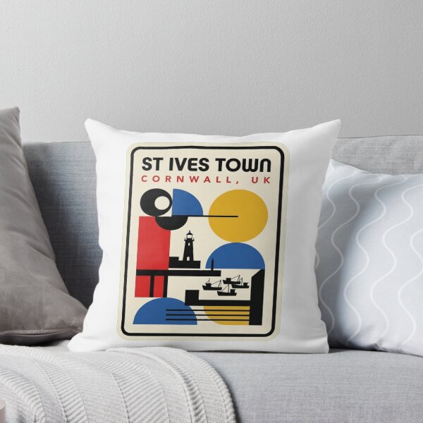 Item preview, Retro St Ives Town Bauhaus Geometric Skyline designed and sold by k3rstman1.