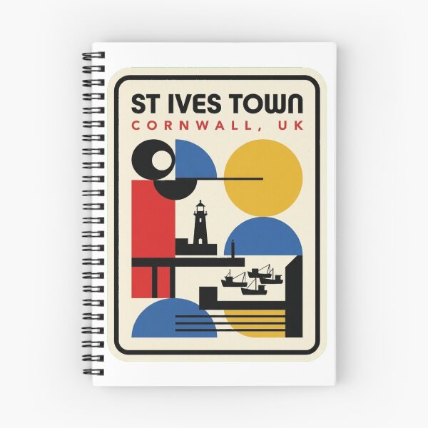 Item preview, Retro St Ives Town Bauhaus Geometric Skyline designed and sold by k3rstman1.