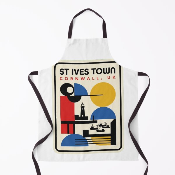 Item preview, Retro St Ives Town Bauhaus Geometric Skyline designed and sold by k3rstman1.