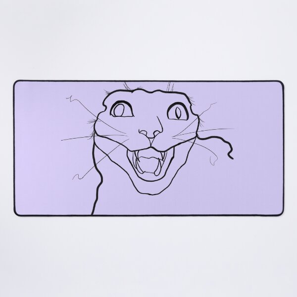 Item preview, Poorly drawn cat meme-funny meme pastel lilac designed and sold by StuffFromNikolaosz.