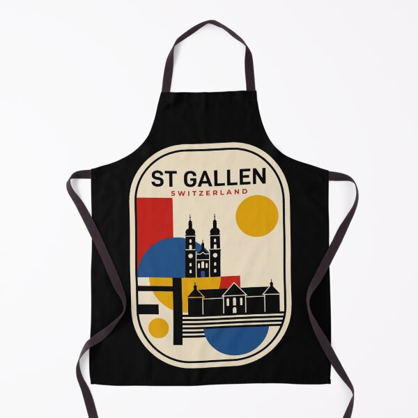 Item preview, Retro St Gallen Bauhaus Geometric Skyline designed and sold by k3rstman1.