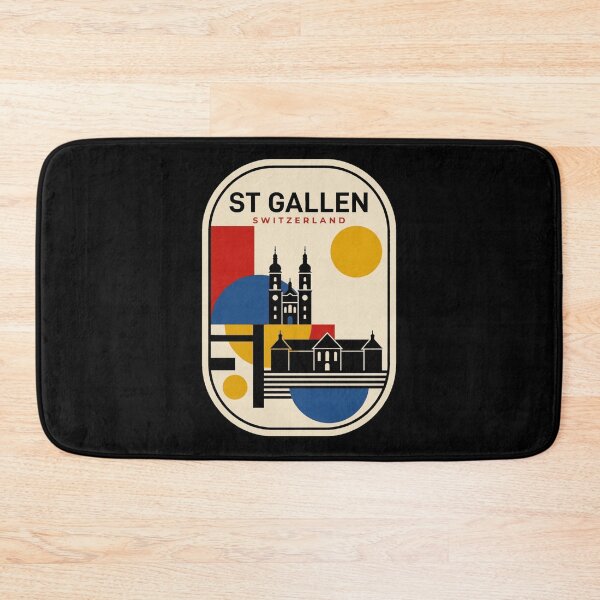 Item preview, Retro St Gallen Bauhaus Geometric Skyline designed and sold by k3rstman1.