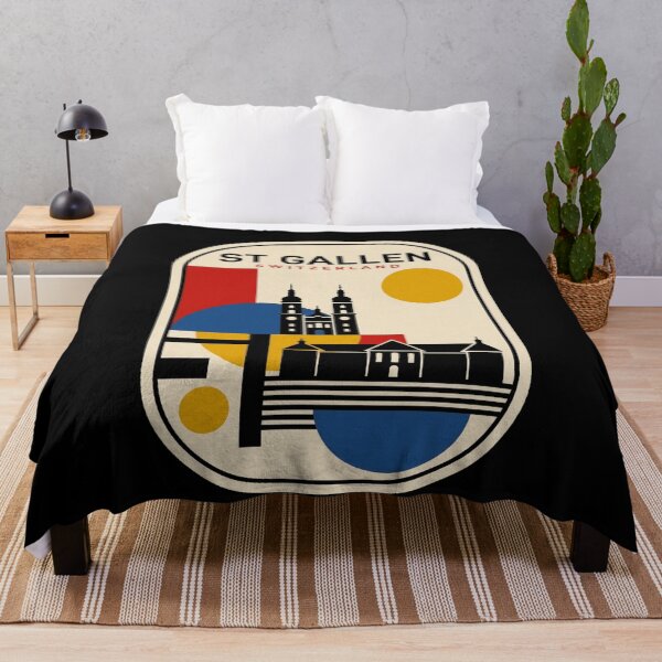 Item preview, Retro St Gallen Bauhaus Geometric Skyline designed and sold by k3rstman1.