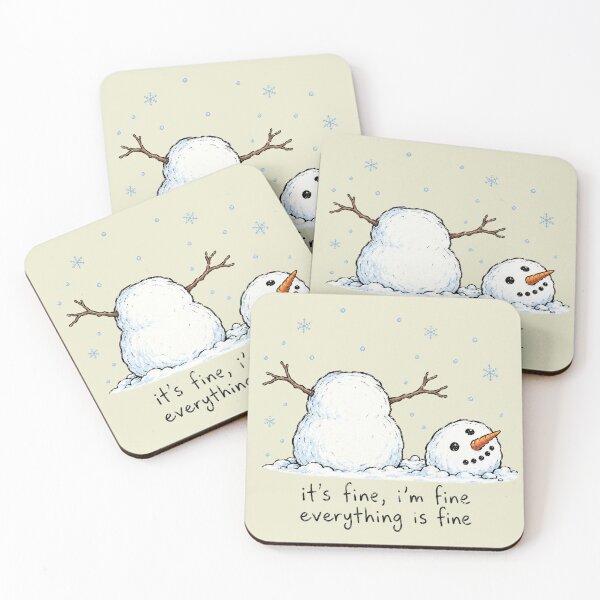Item preview, Funny Meltdown Snowman Christmas designed and sold by SanipepaVase.