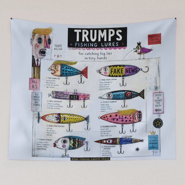 Item preview, Trumps Fishing Lures designed and sold by PictureNZ.
