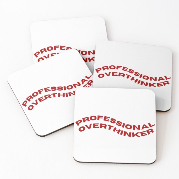 Item preview, "PROFESSIONAL OVERTHINKER" for real overthinkers! designed and sold by mooniness.