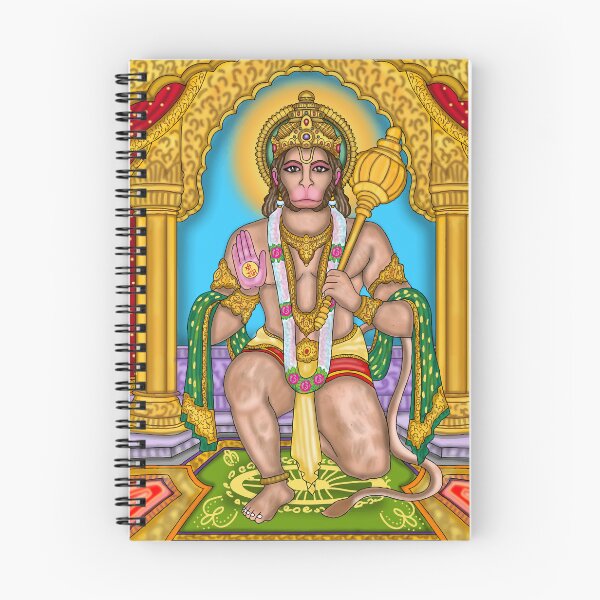 Item preview, Lord Hanuman Digital Drawing | Hindu Deity Spiritual Artwork designed and sold by Harshit_Digital_Arts.