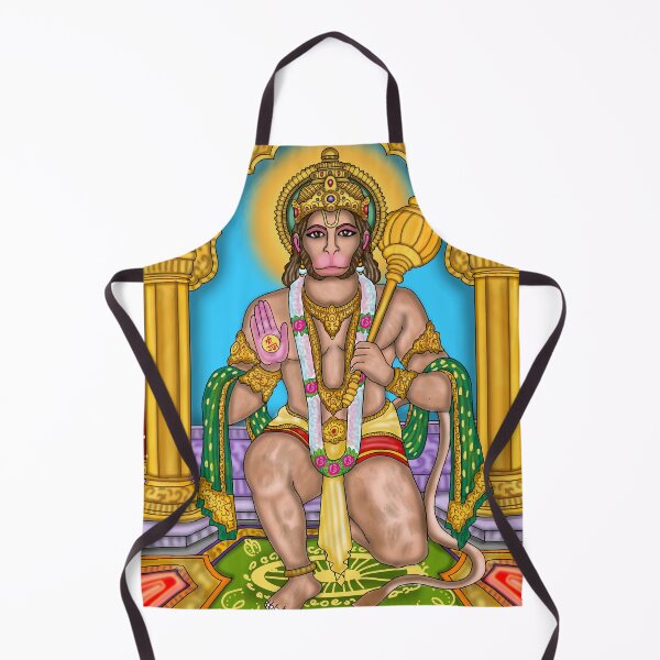 Item preview, Lord Hanuman Digital Drawing | Hindu Deity Spiritual Artwork designed and sold by Harshit_Digital_Arts.