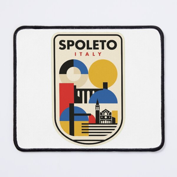 Item preview, Retro Spoleto Bauhaus Geometric Skyline designed and sold by k3rstman1.