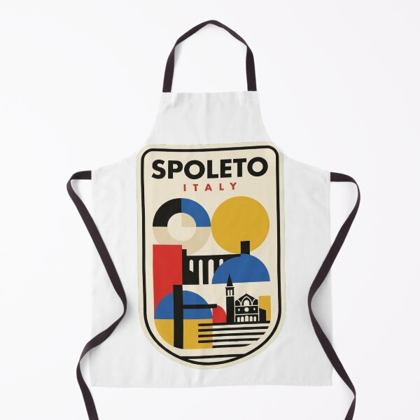 Item preview, Retro Spoleto Bauhaus Geometric Skyline designed and sold by k3rstman1.