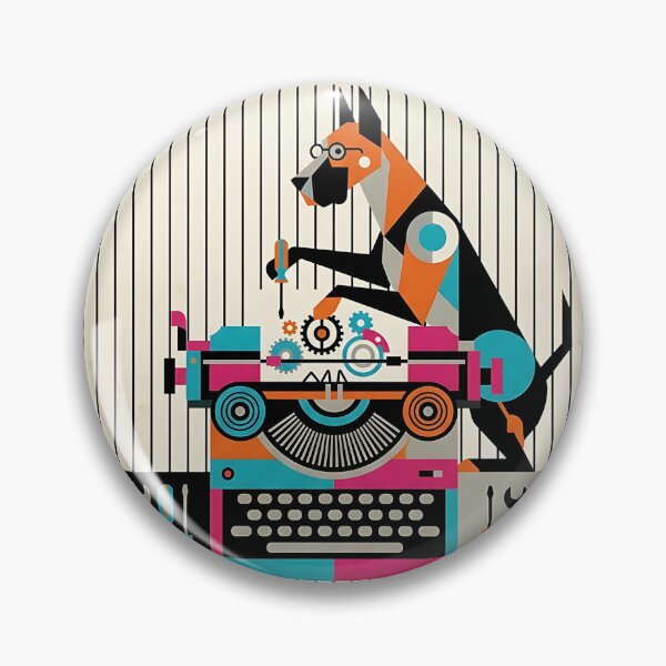 Item preview, Great Dane Typewriter Restorer designed and sold by PictoVibe.