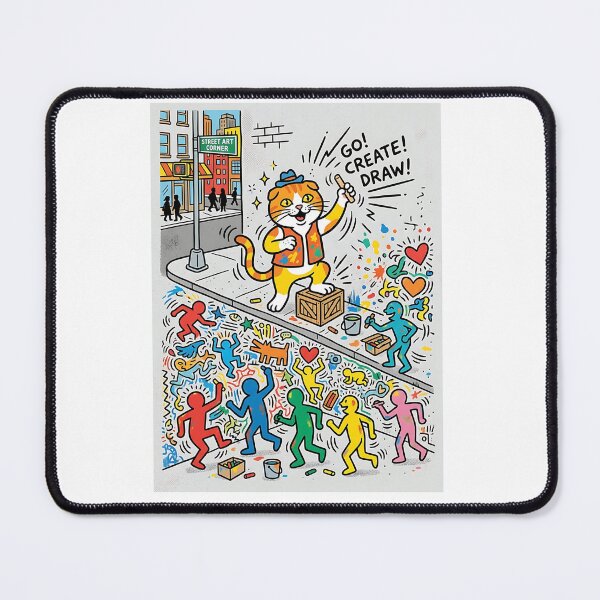 Item preview, Scottish Fold Chalk Mural Director designed and sold by PictoVibe.
