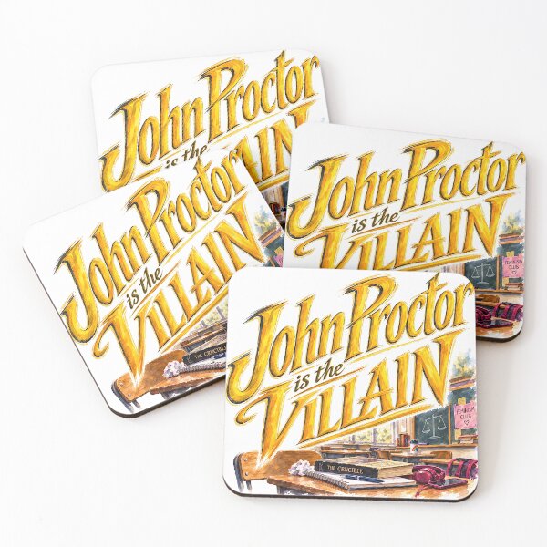 Item preview, John Proctor is the Villian designed and sold by Lyric Vault - Rock on.