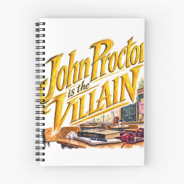 Item preview, John Proctor is the Villian designed and sold by Lyric Vault - Rock on.