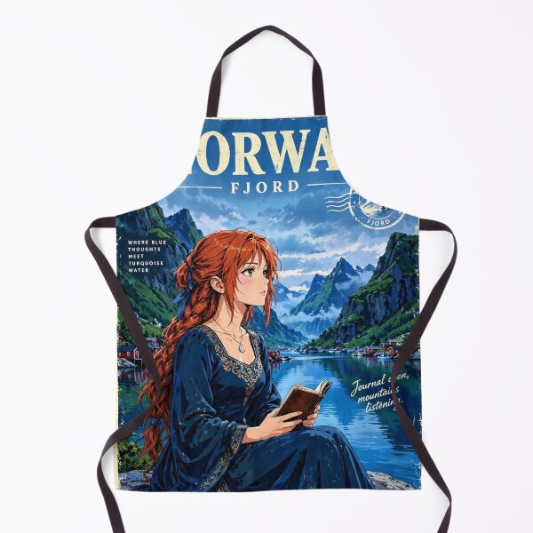 Item preview, Norway — Lofoten Islands — A Deep Blue Escape Among Arctic Mountains and Fjords designed and sold by DibujandoPorfa.