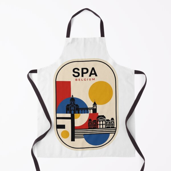 Item preview, Retro Spa Bauhaus Geometric Skyline designed and sold by k3rstman1.