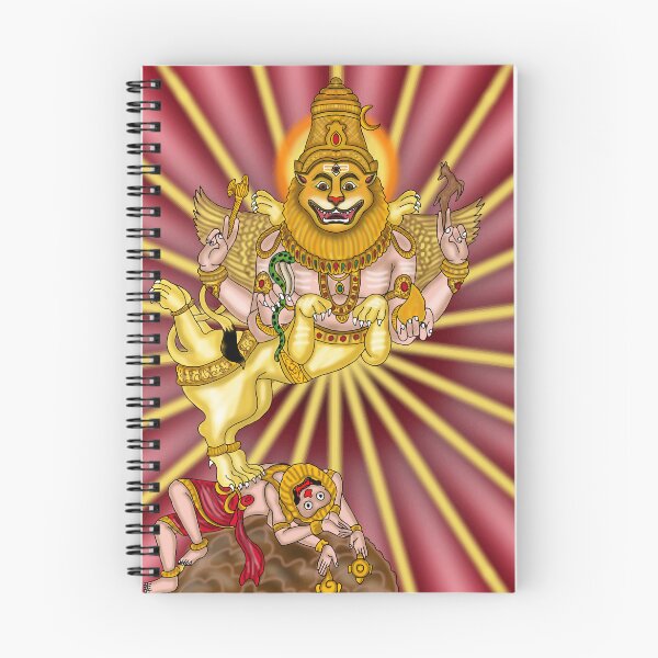Item preview, Lord Sharabh Digital Drawing | Sharabha Hindu Deity Mythology Art designed and sold by Harshit_Digital_Arts.