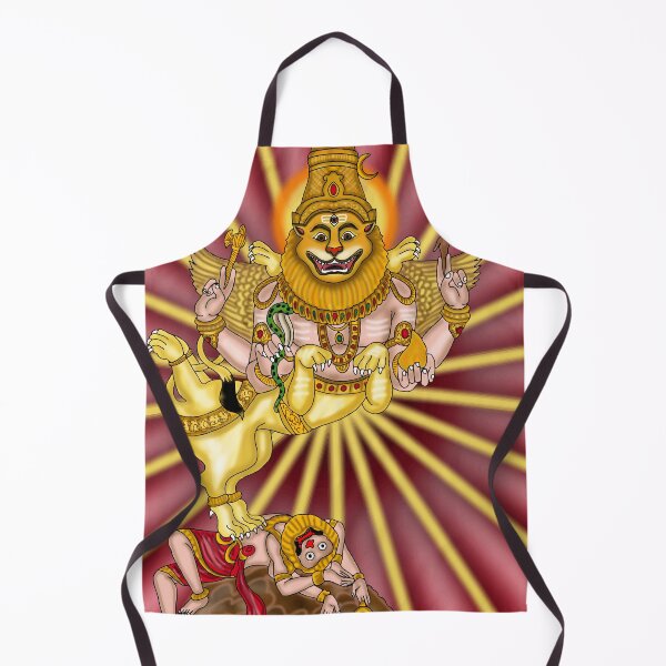 Item preview, Lord Sharabh Digital Drawing | Sharabha Hindu Deity Mythology Art designed and sold by Harshit_Digital_Arts.