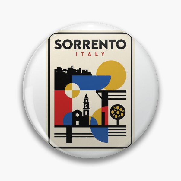 Item preview, Retro Sorrento Bauhaus Geometric Skyline designed and sold by k3rstman1.