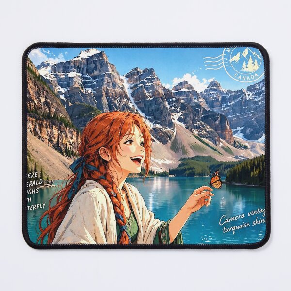 Item preview, Canada — Moraine Lake — A Joyful Morning Beside the Turquoise Mountain Wilderness designed and sold by DibujandoPorfa.