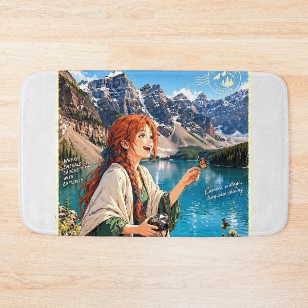 Item preview, Canada — Moraine Lake — A Joyful Morning Beside the Turquoise Mountain Wilderness designed and sold by DibujandoPorfa.