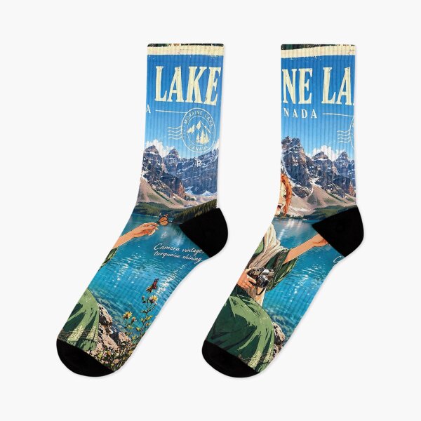 Item preview, Canada — Moraine Lake — A Joyful Morning Beside the Turquoise Mountain Wilderness designed and sold by DibujandoPorfa.