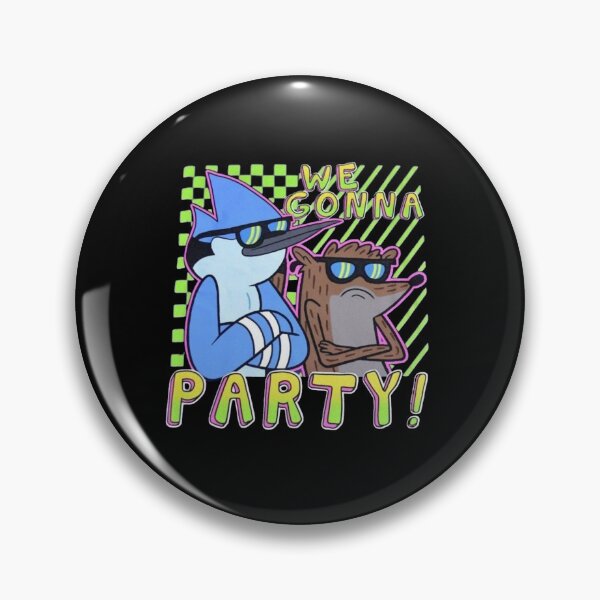 Item preview, We Gonna Party - Retro Mordecai and Rigby  designed and sold by circliqueart.