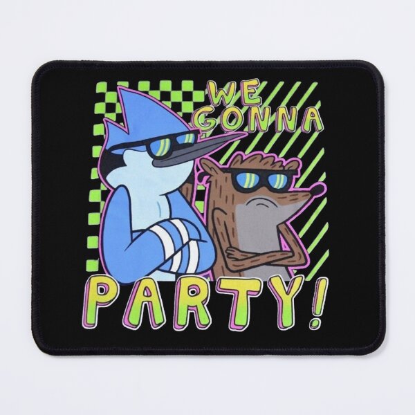 Item preview, We Gonna Party - Retro Mordecai and Rigby designed and sold by circliqueart.