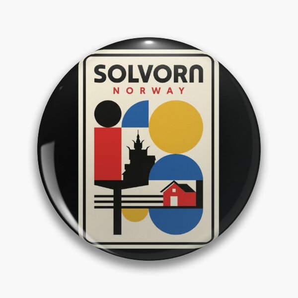 Item preview, Retro Solvorn Bauhaus Geometric Skyline designed and sold by k3rstman1.
