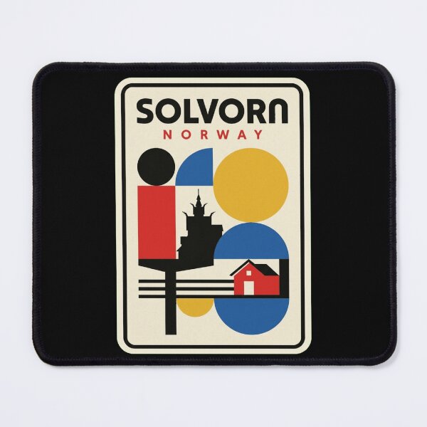 Item preview, Retro Solvorn Bauhaus Geometric Skyline designed and sold by k3rstman1.