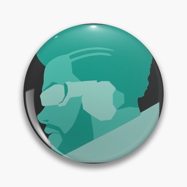 Item preview, Baptiste Overwatch Hero Silhouette Icon Design designed and sold by hallecakes.