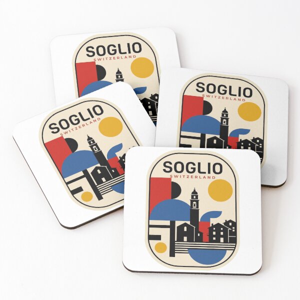 Item preview, Retro Soglio Bauhaus Geometric Skyline designed and sold by k3rstman1.