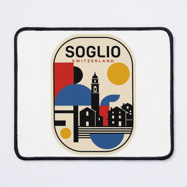 Item preview, Retro Soglio Bauhaus Geometric Skyline designed and sold by k3rstman1.