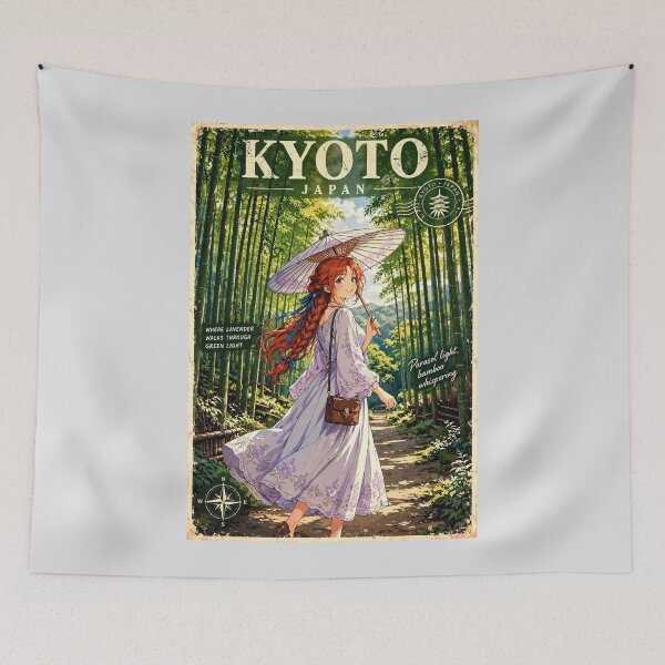 Item preview, Japan — Arashiyama Bamboo Forest — A Dreamy Walk Through Kyoto's Emerald Bamboo designed and sold by DibujandoPorfa.