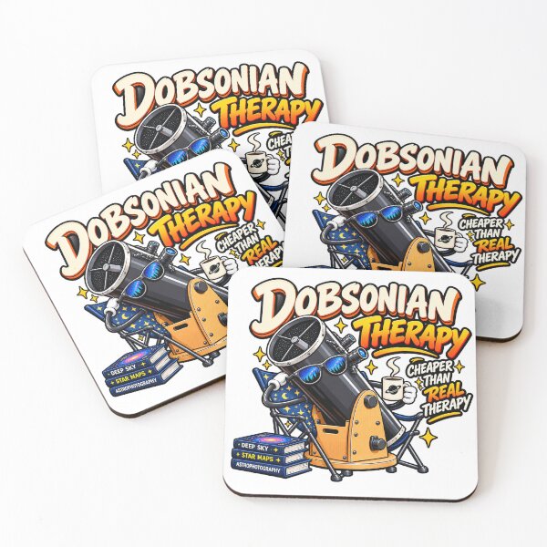 Item preview, Dobsonian Telescope Therapy - Cheaper Than Real Therapy - Funny Astronomy designed and sold by Benyacine.