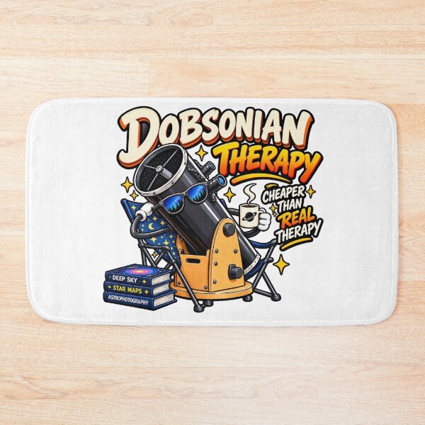Item preview, Dobsonian Telescope Therapy - Cheaper Than Real Therapy - Funny Astronomy designed and sold by Benyacine.